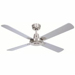 Hot Sale ✔️ Australia Only - Mercator 140cm Brushed Chrome Swift Ceiling Fan 👍
