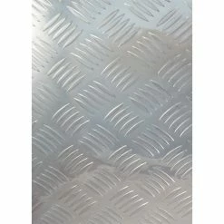 Discount 🤩 Australia Only - Metal Mate 600 X 450 X 2mm Aluminium Tread Plate Silver 🤩