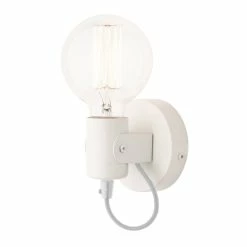 Cheapest ⌛ Australia Only - Mercator 240v Bronte E27 White Wall Light 🛒