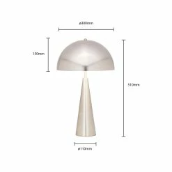 Best Sale 🔔 Australia Sale - Mercator Irving Satin Nickel Table Lamp ⌛ -Metal Mate Shop 2d4b420809bd46658caa2544d18da2cc
