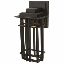 Best Pirce ✔️ Australia Only - Mercator Eastwood LED Exterior Wall Light Black 🎉