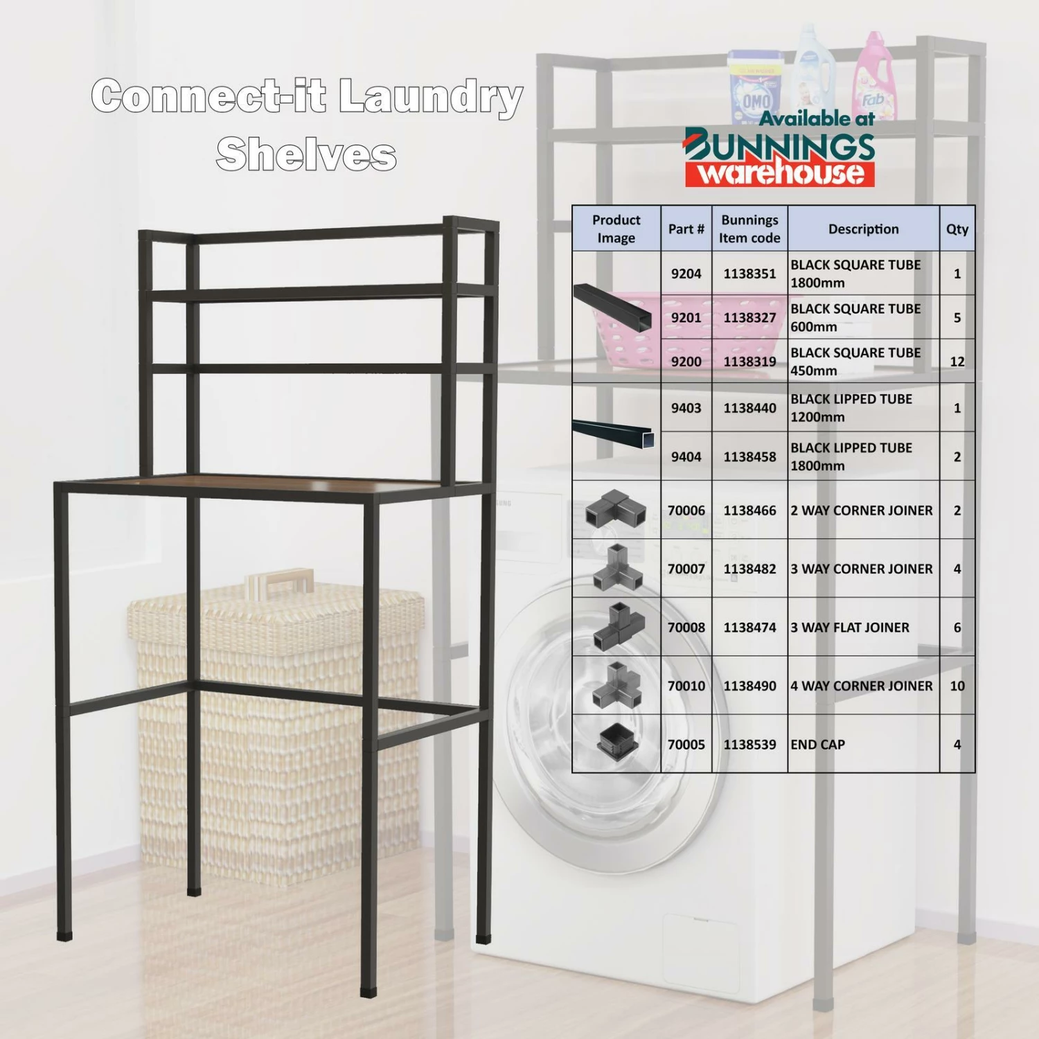 Best Sale ๐ Australia Only - Metal Mate 25.4 X 25.4 X 1.2mm 1.8m Black Anodised Aluminium Connect-It Square Tube With Lip โ 6 Best Sale ๐ Australia Only - Metal Mate 25.4 X 25.4 X 1.2mm 1.8m Black Anodised Aluminium Connect-It Square Tube With Lip โ - Image 4