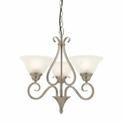 Buy ❤️ Australia Only - Mercator Balmain Brushed Chrome 3 Light Pendant 🛒