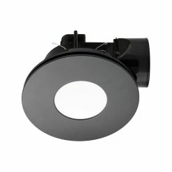 Top 10 🌟 Australia Only - Mercator 240mm Black DIY Plug-In Round Exhaust Fan With Tri-Colour LED Light 💯