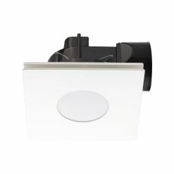 New 🔥 Australia Sale - Mercator 290mm White Plug-In Square Exhaust Fan With Tri-Colour LED Light 😍