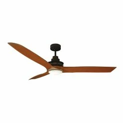 New 🔥 Mercator Oil Rubbed Bronze Flinders Ceiling Fan With LED Light - To Australia 🛒