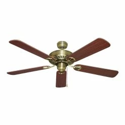 Discount 🌟 Australia Only - Mercator 130cm Antique Brass Hayman Ceiling Fan 🎉