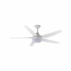 Hot Sale 🥰 Australia Only - Mercator 135cm White 5 Blades Gladis Ceiling Fan With Tricolour LED 🧨