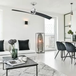 Budget 🎉 Australia Sale - Mercator 137cm Brushed Chrome 2 Blades RAYMOND Ceiling Fan 🔔 -Metal Mate Shop 93d1b0c63c2342fabfa4bc784e752d56