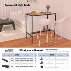 Buy 🤩 Australia Only - Metal Mate 25.4 X 25.4 X 1.2mm 1.8m Black Anodised Aluminium Connect-It Square Tube 🔔 -Metal Mate Shop a01a5e81d7d44dc4a9cad9079aeedbba