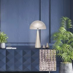 Best Sale 🔔 Australia Sale - Mercator Irving Satin Nickel Table Lamp ⌛ -Metal Mate Shop a56511d3a1624467869985e9d9b1f4c1