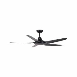 Budget 👏 Australia Only - Mercator 135cm Black 5 Blade Gladis Ceiling Fan 🎁