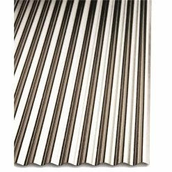 Best Pirce 🎁 Metal Mate 2100 X 634mm Mini Ripple Iron Sheet Cladding Silver - To Australia 😀