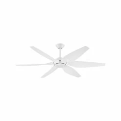 Promo 🎉 Australia Sale - Mercator Bright 6 Blade Ceiling Fan White ✔️