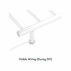 Hot Sale 👏 Australia Only - Mercator 110W White Yarra 7 Bar Heated Towel Rail 🌟 -Metal Mate Shop cac5f8a84b9041babf77168cd24fe218