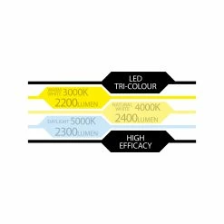 Top 10 😀 Mercator 60cm 20W Liston Wide Tri-Colour LED Batten - To Australia ✔️ -Metal Mate Shop d41862d32baa4dfd95141f4ab953c9a9