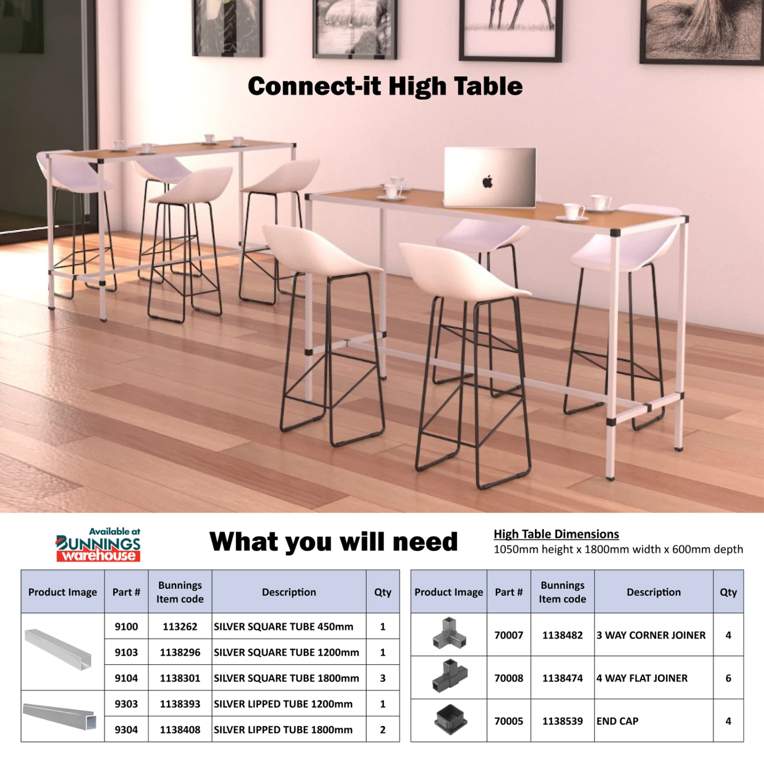 Top 10 ๐ Australia Only - Metal Mate 25.4 X 25.4 X 1.2mm 1.8m Anodised Aluminium Connect-It Square Tube Silver ๐งจ 5 Top 10 ๐ Australia Only - Metal Mate 25.4 X 25.4 X 1.2mm 1.8m Anodised Aluminium Connect-It Square Tube Silver ๐งจ - Image 3
