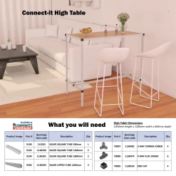 New 🤩 Australia Only - Metal Mate 25.4 X 25.4 X 1.2mm 1.8m Connect-It Anodised Aluminium Square Tube With Lip Silver 🤩 13 New 🤩 Australia Only - Metal Mate 25.4 X 25.4 X 1.2mm 1.8m Connect-It Anodised Aluminium Square Tube With Lip Silver 🤩 -Metal Mate Shop e40c13aceee647a1af2415d5e0c50121