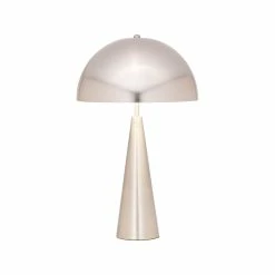 Best Sale 🔔 Australia Sale - Mercator Irving Satin Nickel Table Lamp ⌛