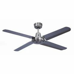 Coupon 🎁 Mercator 130cm Brushed Chrome Swift Ceiling Fan - To Australia ⭐